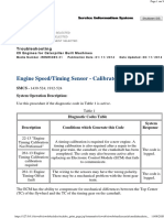 Engine Speed/Timing Sensor - Calibrate: Troubleshooting