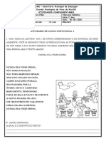 Atividades 1º Ano MEIO AMBIENTE 01 A 05-06 Corrigida