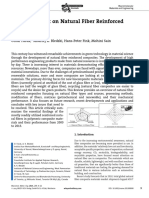 Progress Report On Natural Fiber Reinforced Composites: Review