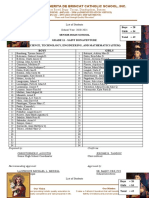 SHS 20202021 List of Students