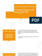 Object Oriented Analysis and Design (OOAD) : 4 March 2019