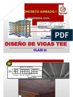 Diseño de Viga Tee, Ele y Aligerado PDF