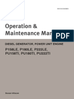 Operation & Maintenance Manual: P158LE, P180LE, P222LE, PU158TI, PU180TI, PU222TI