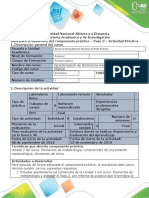 Guia para El Desarrollo de Componente Practico - Paso 3 - Actividad Práctica