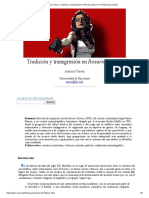 Tradición y Transgresión en Rosario Tijeras Por Antonio Torres - Nº 41 Espéculo (UCM) PDF