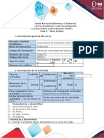 Activity Guide and Evaluation Rubric - Task 5 - Blog Design