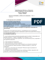 Guia de Actividades y Rúbrica de Evaluación - Unidad 1 - Fase 1 - Informar