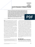 Current Techniques For Evaluation of Stallion Fertility