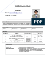 Curriculum Vitae: Usama Shamstabrez Qureshi Email: Mob. No.:7972914257