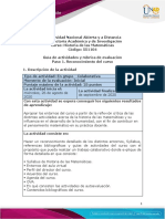 Formato Guia de Actividades y Rúbrica de Evaluación - Paso 1. Reconocimiento Del Curso PDF