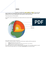 Geography Tectonic Processes.: The Structure of The Earth