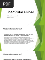 Nano Materials: de Leon, Norwin Leynard C. Refuerzo, Joseph F