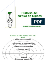 Historia Del Cultivo de Tejidos