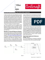 Build Your LC Filter With Coilcraft Reference Designs