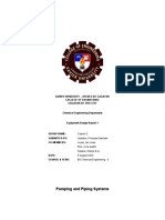 Pumping and Piping Systems: Xavier University - Ateneo de Cagayan College of Engineering Cagayan de Oro City