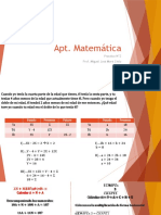 Ejercicios de Apt. Mate