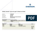 AP-0800-0075 Enabling Automatic Logon and Logoff in Windows and DeltaV 