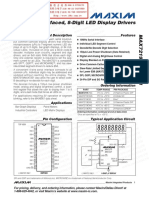 Serially Interfaced, 8-Digit LED Display Drivers: General Description Features