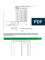 SOURCE: IS:8900-1978 Method 1 For Single Outlier, Assume A Set of Following Observations