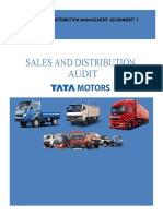 Group 10 - Sales Audit - Tata Motors CV