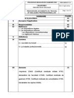 Procedure Accident Du Travail CNAS