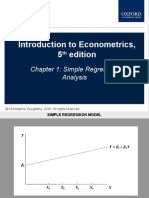 Introduction To Econometrics, 5 Edition: Chapter 1: Simple Regression Analysis