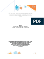 Evaluación Aspecto Económico Del Proyecto - Listas Chequeos RSE Ambiental y Social