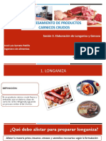 Sesion 3. Elaboracion de Longaniza y Genova.