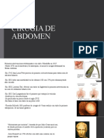 CIRUGIA DE ABDOMEN. Intro Med