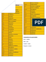 Lista Com Grau Dos Adjetivos