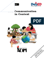 Oral Communication in Context