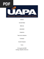 Tarea 5. Teoría de La Literatura. Zoraida Núñez