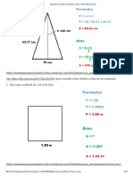 Ejercicios Resueltos. Perímetro y Área - Matematicas para Ti