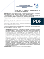 Bases Histofisiologicas para La Correcta Interpretación y Aplicacion Clinica Del Hemograma Completo