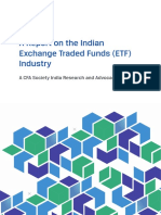 A Report On The Indian Exchange Traded Funds (ETF) Industry