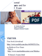 Developmental Assessment For Residents and For MRCPCH Exam