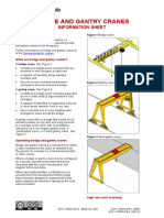 Bridge and Gantry Cranes: Information Sheet