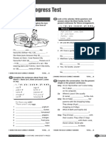 Progress Test 2 (Units 5-8)