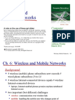 Wireless and Mobile Networks: Computer Networking: A Top Down Approach