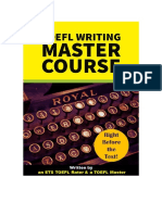 TOEFL Writing Master Course Sample