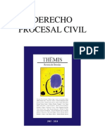 Índice THEMIS 58 Derecho Procesal Civil 