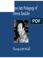 Unique Jazz Pedagogy of Dennis Sandole PDF