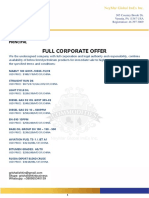 Full Corporate Offer: Principal