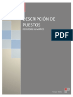 Descripción de Puestos