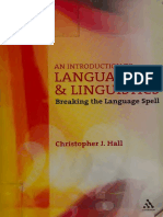 An Introduction To Language and Linguistics - Breaking The Language Spell