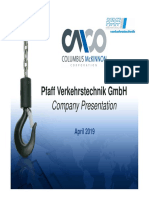 Presentation PfaffVerkehrstechnik 2019 PDF