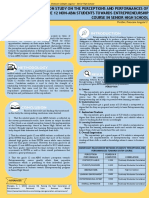 A Correlation Study On The Perceptions and Performances of Selected Grade 12 non-ABM Students Towards Entrepreneurship Course in Senior High School