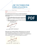 Metodo Analitico de Suma de Vectores