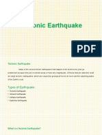 Tectonic Earthquake