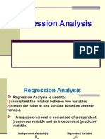 Simple Linear Regression Analysis